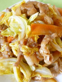 生姜風味が美味♪キャベツと豚肉の焼肉炒め-レシピのメイン写真