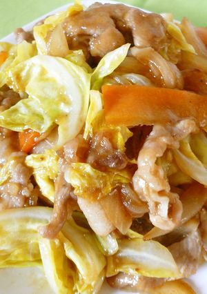 生姜風味が美味♪キャベツと豚肉の焼肉炒め-レシピのメイン写真