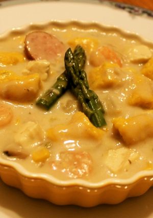 かぼちゃの☆ニョッキ☆でクリーム煮 ♪-レシピのメイン写真