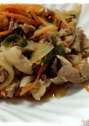 野菜たっぷり生姜焼き-レシピのメイン写真