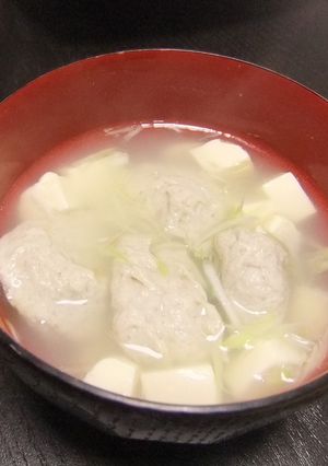 魚（コノシロor鯵or鰯）のつみれ汁-レシピのメイン写真