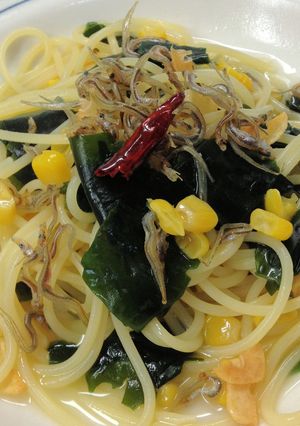若布のスパゲティ-レシピのメイン写真