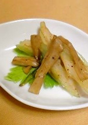 お弁当♪メンマとセロリの食べラー炒め-レシピのメイン写真