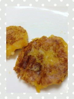 離乳食 かぼちゃとご飯のお焼き-レシピのメイン写真