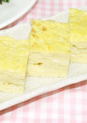ふわふわ豆乳玉子焼き-レシピのメイン写真