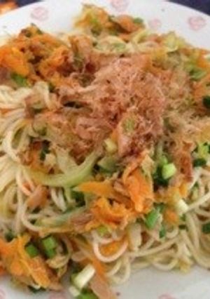 フライパン一つ！そーめんチャンプル-レシピのメイン写真