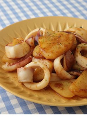 いかとじゃがいものバターぽん酢炒め-レシピのメイン写真