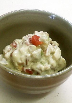 アボカド納豆のヨーグルト和え　わさび梅味-レシピのメイン写真