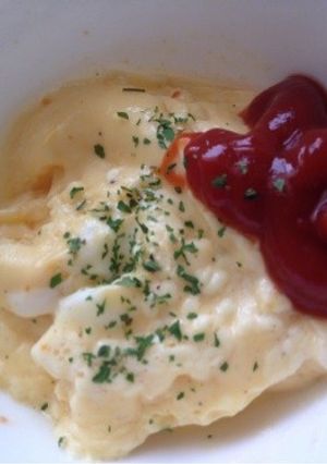 フワフワ感激♡レンジでスクランブルエッグ-レシピのメイン写真
