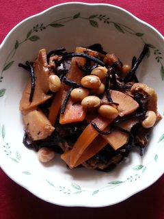 ひじきと大豆と筍の煮物-レシピのメイン写真