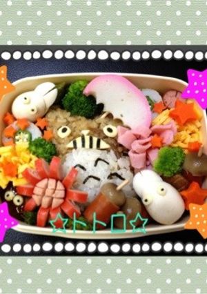 トトロのキャラ弁-レシピのメイン写真