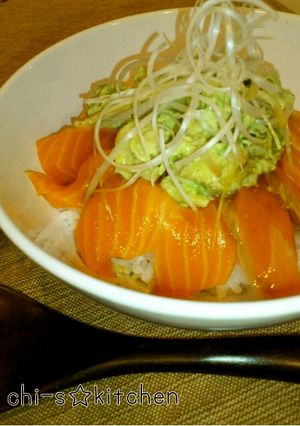 アボカドサーモン丼☆-レシピのメイン写真