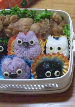 簡単＊かわいい♪キャラ弁＊トトロ弁当-レシピのメイン写真