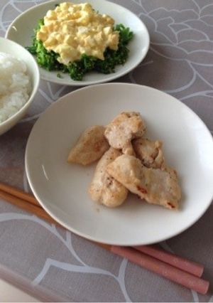 塩麹でやわらか胸肉炒め-レシピのメイン写真