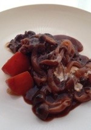 糖質オフの牛スネ肉とろとろ赤ワイン煮込み-レシピのメイン写真