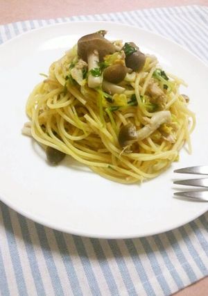 ＊キャベツとツナの あっさり和風パスタ＊-レシピのメイン写真