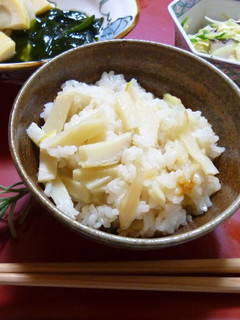 圧力鍋で簡単「筍ごはん」-レシピのメイン写真
