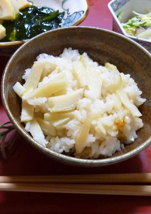 圧力鍋で簡単「筍ごはん」-レシピのメイン写真