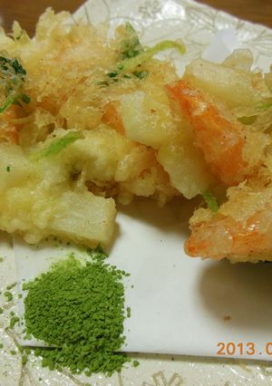 長芋と小海老のサクサクかき揚げ♬-レシピのメイン写真
