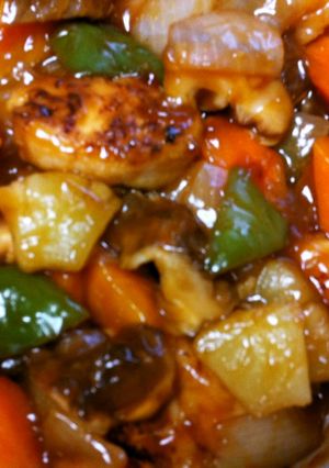 ☆揚げずに酢鶏☆塩麹でお肉やわらか♪-レシピのメイン写真
