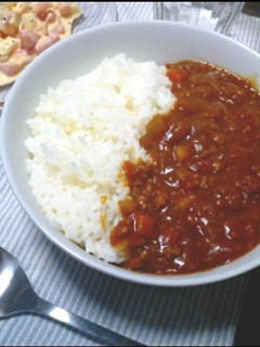 挽肉とトマトのカレー-レシピのメイン写真