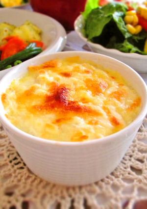 あと一品にすぐ♪小松菜と豆腐のココット風-レシピのメイン写真