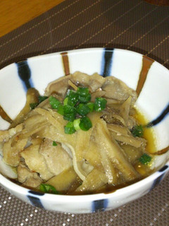 豚バラのごぼう煮-レシピのメイン写真