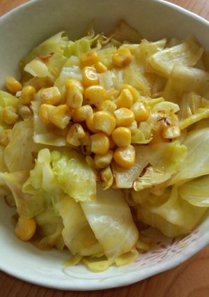 キャベツとコーンのバター醤油☆-レシピのメイン写真
