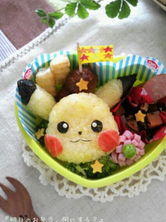 簡単!可愛い♪キャラ弁☆ピカチュウ弁当☆-レシピのメイン写真
