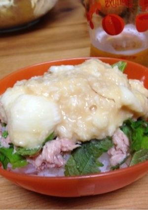 長いもツナしそ丼-レシピのメイン写真