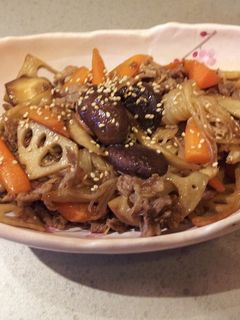 フライパンで簡単きんぴら炒め-レシピのメイン写真