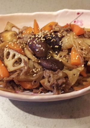 フライパンで簡単きんぴら炒め-レシピのメイン写真
