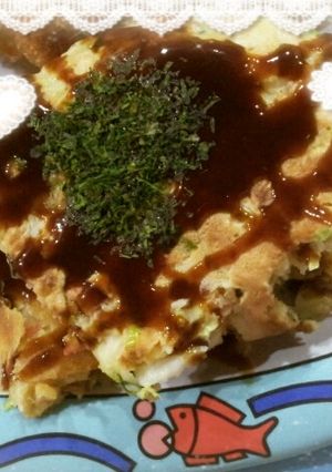 肉なしでもおいしい☆簡単お好み焼き♪-レシピのメイン写真