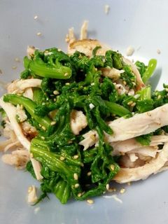 わさび菜のナムル風和え物-レシピのメイン写真