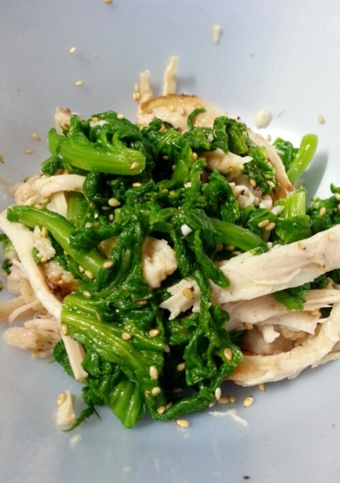 わさび菜のナムル風和え物-レシピのメイン写真