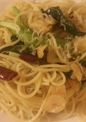 ほうれん草としらすのパスタ-レシピのメイン写真