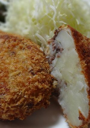 新じゃがいもで田舎風コロッケ-レシピのメイン写真