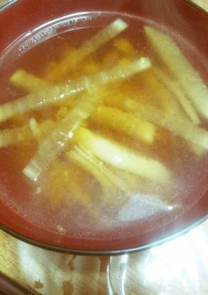 大根と生姜のぽかぽかお味噌汁´ω｀●-レシピのメイン写真