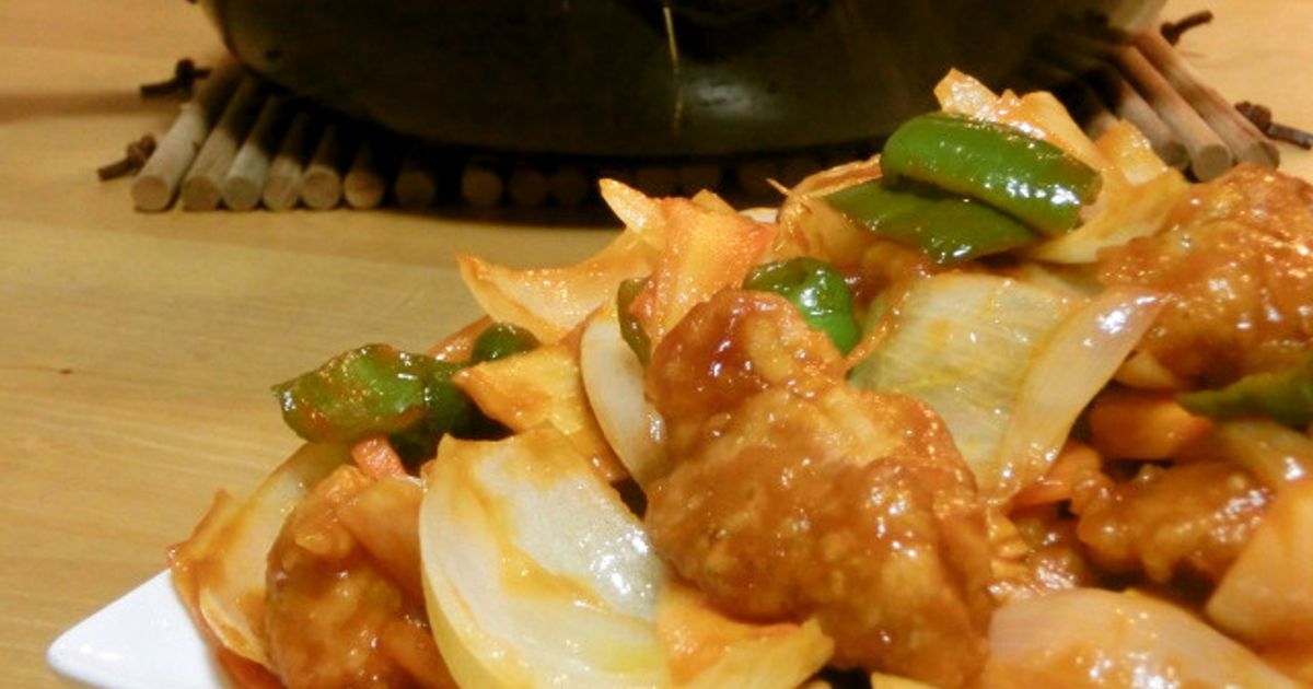 中華屋さんの♪酢豚* by ポネポネット 【クックパッド】 簡単おいしい