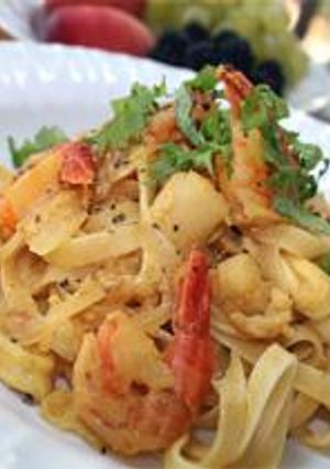 シーフード*クリーミー*パスタ～カレー風味～-レシピのメイン写真