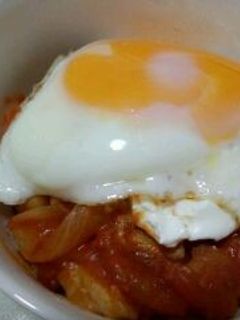 カフェ風鶏肉のトマト煮込み丼-レシピのメイン写真