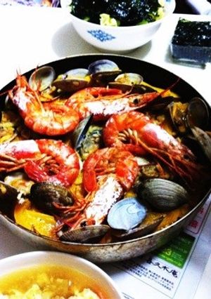 魚介ダシたっぷりパエリア-レシピのメイン写真