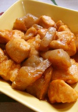 ピリ辛☆鶏ささみとこんにゃくの豆板醤炒め-レシピのメイン写真