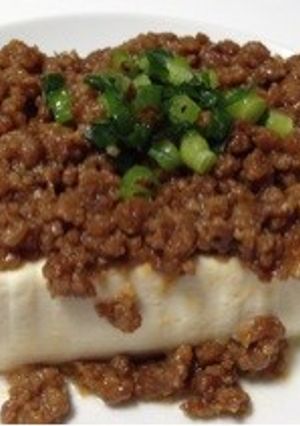 つまみやもう一品に☆簡単☆肉みそ豆腐♪-レシピのメイン写真