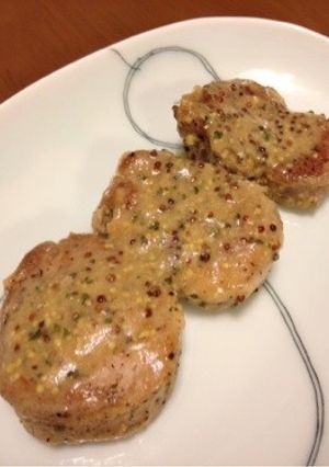 豚ヒレ肉☆ミルクマスタードソース-レシピのメイン写真