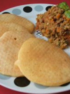 おからパンケーキ&ドライカレー-レシピのメイン写真