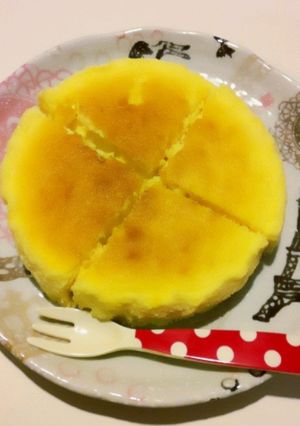 混ぜて焼くだけ☆簡単スフレチーズケーキ-レシピのメイン写真
