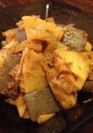 タケノコとセロリの土佐煮-レシピのメイン写真