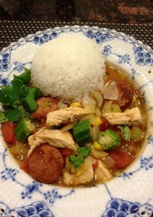 食べる　チキン、ソーセージ　スープ-レシピのメイン写真
