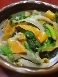 ほうれん草&人参&牛蒡の胡麻和え-レシピのメイン写真